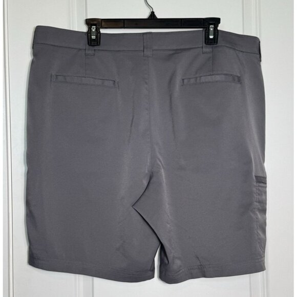 Grand Slam Performance Golf Shorts Mens 40 Gray Flat Front Stretch - Picture 2 of 9
